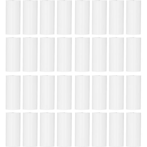 Colliers de serrage en PVC pour tuyaux de serre, 32 pièces, couverture de piscine multifonctionnelle réutilisable, idéale pour les films et les toiles d'ombrage, blanche, grande taille. (1/5)