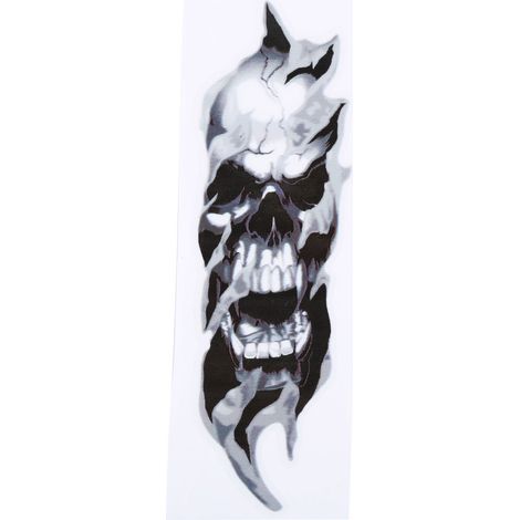 GARRYFIZH Lot de 2 autocollants FORK SKULLS pour Sportster Softail Dyna Electra Street Glide
