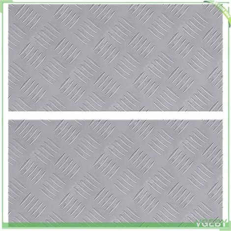 4104271 Nez de marche Rectangulaire 2 pcs Argenté 50 x 25 cm Aluminium (1/4)