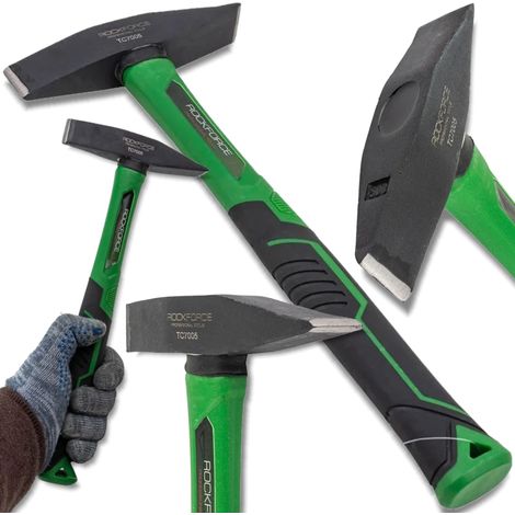 Martello da fabbro ergonomico Rockforce per officine di lavorazione della lamiera, 500 g.