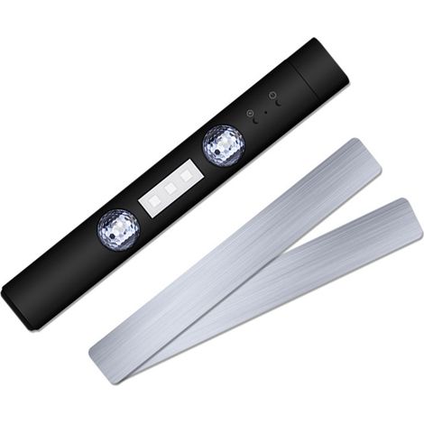 Lampe d'ambiance LED colorée 5V 3W pour voiture, rechargeable par USB, avec contrôle du rythme et du son. (1/3)