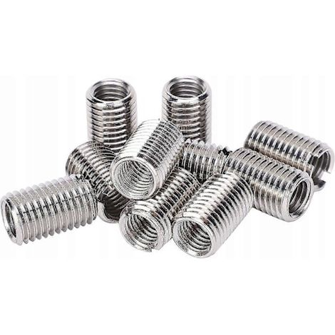 10 boccole di riparazione filettate da M8 a M6, inserti di riduzione in acciaio inox da 20 mm (1/5)