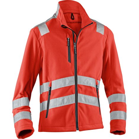 Kübler Fleecejacke REFLECTIQ PSA 2 warnrot Gr. XL (1/2)