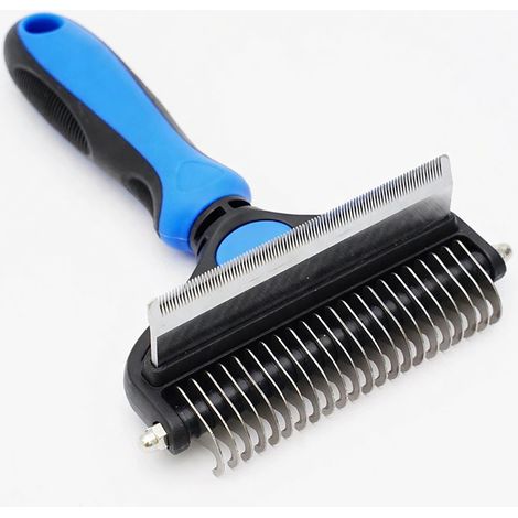 Brosse démêlante pour chien peigne fin petit démêlant dents fines (1/5)