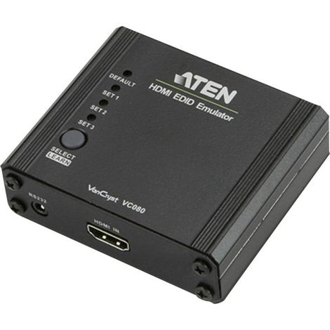 ATEN VC080 HDMI Emulatore EDID [1x Presa HDMI - 1x Presa HDMI] Nero (1/3)