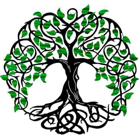 Pochoir décoratif motif arbre de vie 30 x 30 cm, réutilisable, idéal pour peindre sur parquet, murs ou carrelage. (1/4)