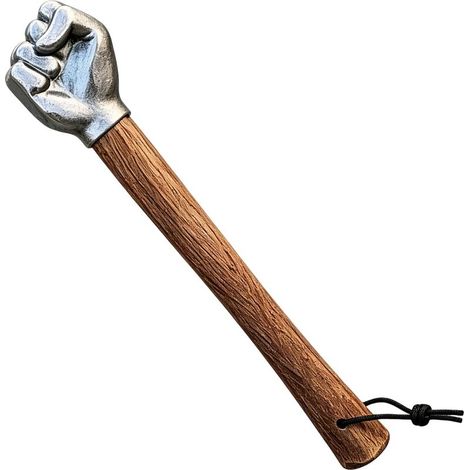 Faustförmiger Hammer aus Edelstahl, 36 cm, dekorativer Fausthammer, Fausthämmer (1/4)