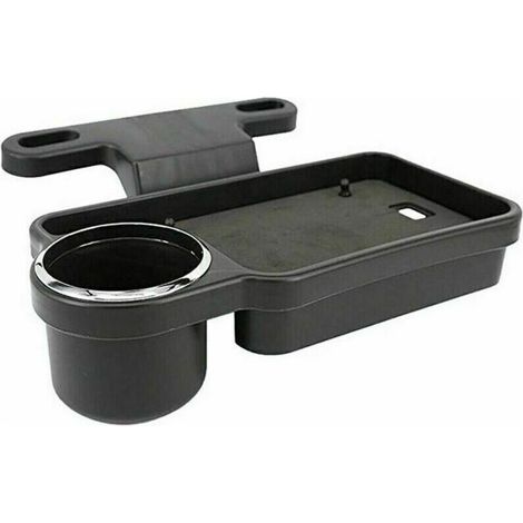 Machine à eau / thé Porte-gobelet / eau de voiture, Conception pliante, Porte-gobelet arrière de voiture, Boîte de rangement pour plaque de voiture, Support de tablette, Support de téléphone-Fei Yu (1/5)