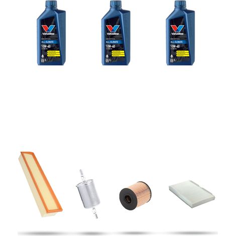 Kit tagliando 4 FILTRI e 3L OLIO compatibile con Citroen C2 1.4 16v 65kw dal 2006 (1/5)