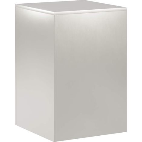 Support de Plante Argenté 40 x 40 x 60 cm Acier vidaXL