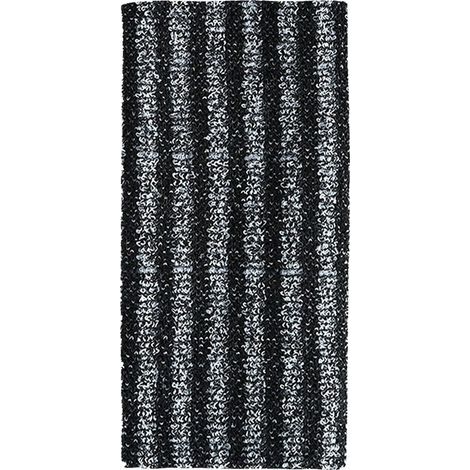 Serviette exfoliante longue, serviette japonaise exfoliante, brosse de douche pour  et hommes, exfoliant corporel Loofah (Rayures noires) (1/5)