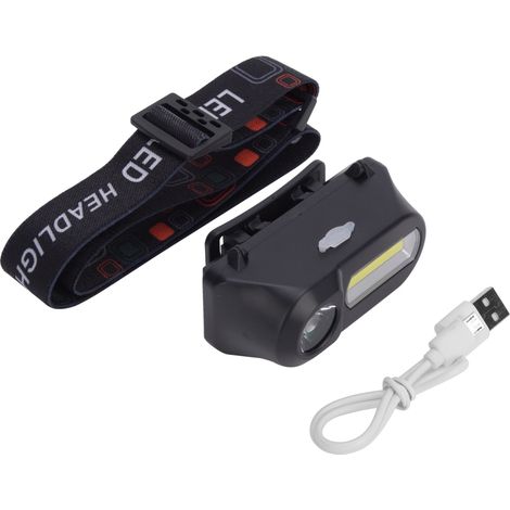 Lampe frontale rechargeable USB multifonction pour camping, pêche et cyclisme (1/5)