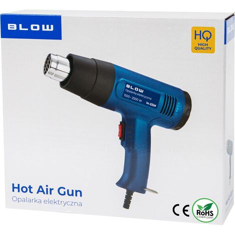 Pistola ad aria calda blow Modello Ergonomico 2500W 230 volt