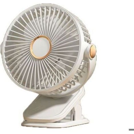 Ventilateur USB silencieux, ventilateur de table, mini ventilateur, 3 vitesses de vent, rotation à 720°, petit ventilateur, ventil (1/5)