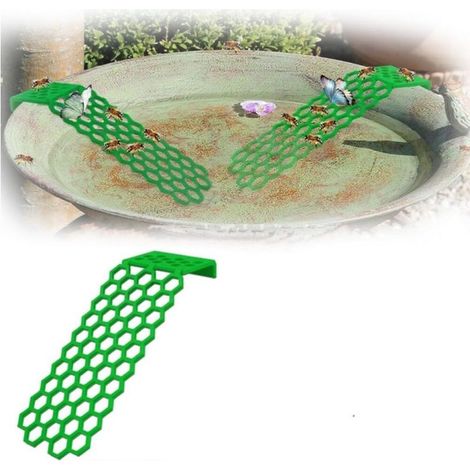 2 Pièces Mangeoires, Distributeur D'eau pour Abeilles, Pour oiseaux, insectes, abeilles, Distributeur D'eau pour Abeilles, Pour Abreuvoir Oiseaux Extérieur Plateau, Décoration Jardin Amovible (1/3)