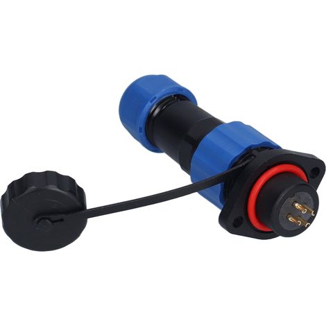 Connecteur aviation filetage M16 SP16 étanche IP68 platine mâle femelle soudure 4 broches 250V 5A pour équipement électronique et communication (1/5)