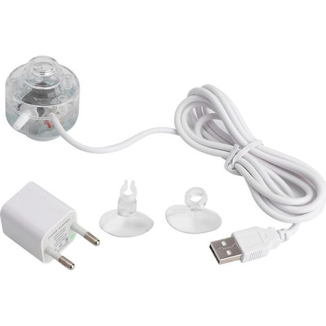 Jeffergarden Lampe de décoration d'aménagement paysager Submersible imperméable d'aquarium de lumière de bulle d'aquarium sous-marine EU (1/5)