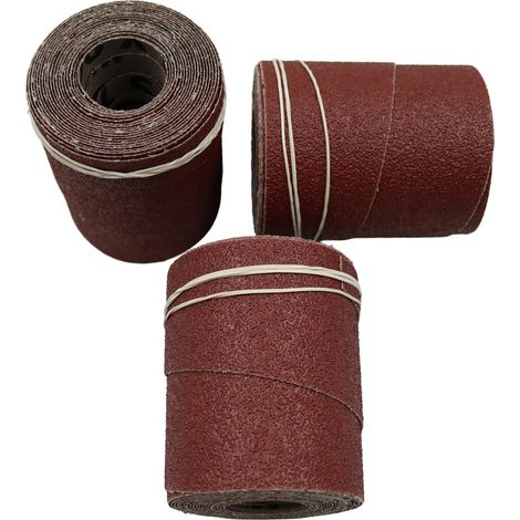 60–2100 prêt au Wrap Bandes abrasives pour 22–44 tambour ponceuse Grain 100 (3 Wraps dans une boîte) (1/5)