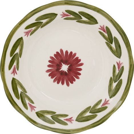 6er-Set Mona-Tief Teller, rund, Durchmesser 22,3 cm, grün - Atmosphera créateur d'intérieur (1/2)