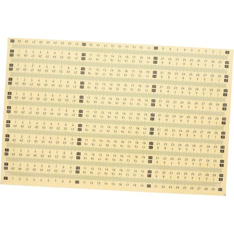 20 autocollants adhésifs haute adhérence pour règles de mesure, en PVC (1/5)