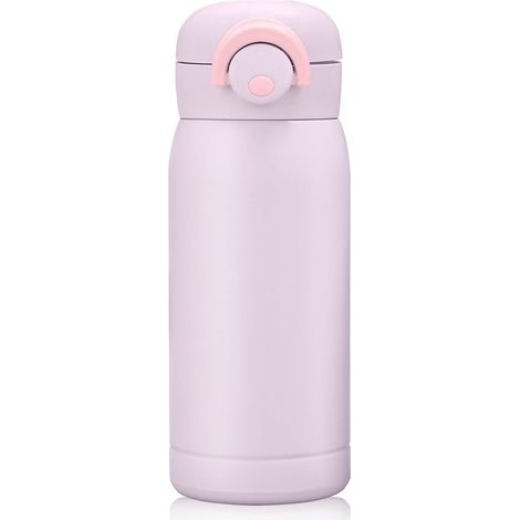 Mini bouteille thermos, petite bouteille d'eau isotherme en acier inoxydable pour boissons chaudes et froides, étanche et isolée, se glisse dans les sacs à main, les portefeuilles et les poches (350 m (1/5)