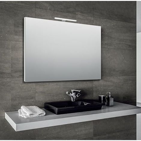 Specchio bagno 100x70 cm con lampada led (1/3)
