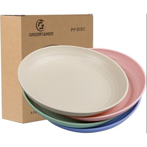 Ensemble d'assiettes vaisselle assiettes à gâteaux pour enfants et adultes micro-ondes et lave-vaisselle (1/5)