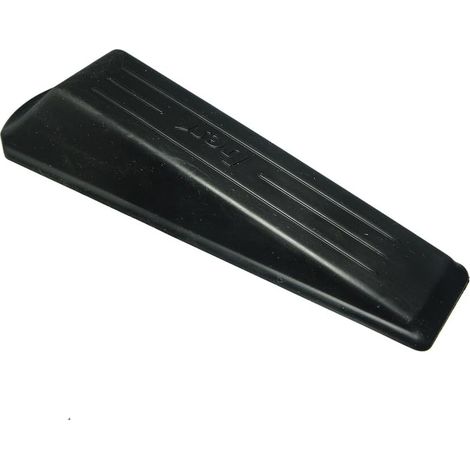 Butée de porte en caoutchouc Noir (1/2)