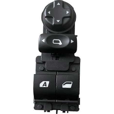 Panneau de commande de lève-vitre électrique, bouton de commande de vitre pour Citroën C3 II 2013-2019 96770810ZD (1/5)