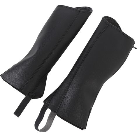 Lot de 2 mini-jambières d'équitation pour enfants, en microfibre, pour la protection des jambes lors de l'équitation (CM). (1/5)