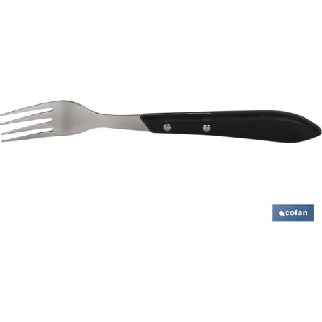 Pack 3 Tenedores Chuleteros Modelo Gulash Negro