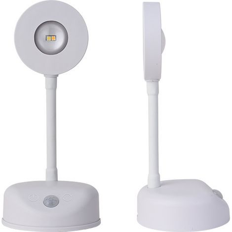 Lampe murale d'intérieur rechargeable sans câblage spot LED intelligent avec capteur de corps humain lumière d'illumination télécommandée (1/4)