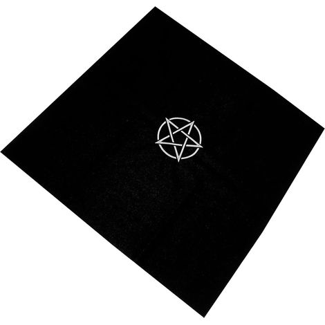 Flanell Tischdecke in Pentagrammform für Tarot Wahrsagerei