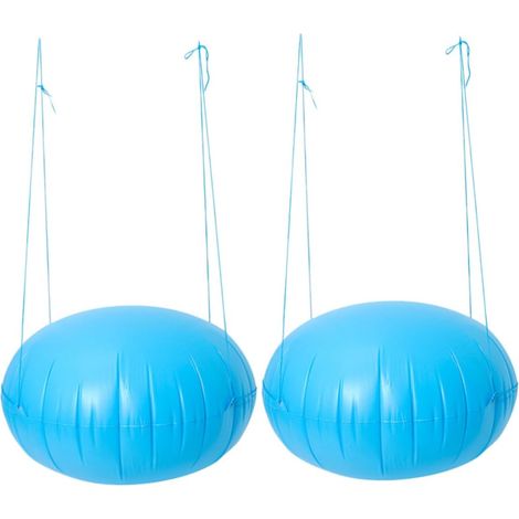 2 pièces Coussin Air Piscine Gonflable Protecteur Rond PVC Étanche pour Hivernage Hors Sol Coussin Air Polyvalent Résistant Aux Températures Extrêmes Facile à Gonfler et Stocker (1/5)