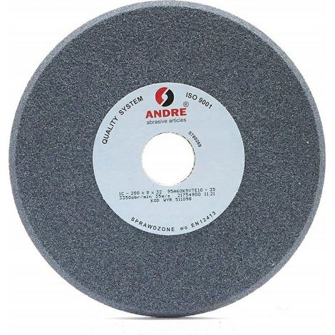 Mola abrasiva profilata Andre 200 mm x 8 mm x 32 mm 95A60K5VTE10-35 grigia "TIPO 1C"