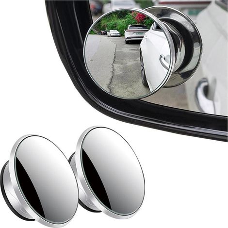 2x Auto Blind Spot Spiegel, Weitwinkel Konvexspiegel 360° verstellbar (1/5)