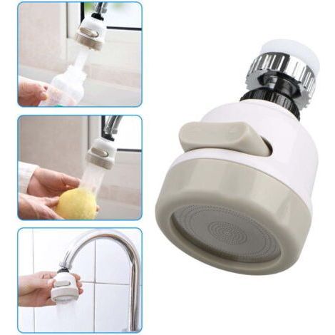 360° drehbarer ABS-Wasserhahn-Sprühkopf, hochwertiger Küchendüsen-Innengewinde-Filteradapter, Spritzfilterdüsen-Luftsprudleranschluss (1/4)