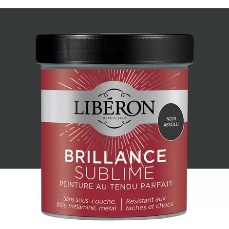 Peinture Brillance Sublime Libéron Noir absolu 0,5 L (1/4)