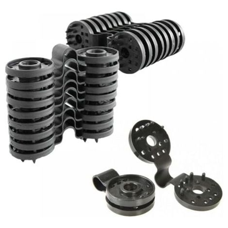20pcs Clip de Fixation pour Brise Vue,Clip Spécial avec œillet en Plastique,Clips de Fixation Traités Anti-UV pour Brise Vue, Filet, Clôture, d'ombrage (1/4)