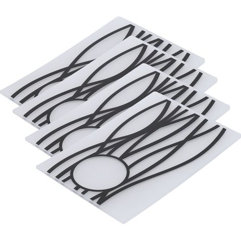 Lot de 4 pochettes à gaufrer en plastique pour la création de cartes, le scrapbooking et les loisirs créatifs (EM243)