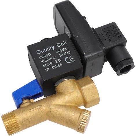 Vanne de purge automatique électronique pour compresseurs d'air et sécheurs frigorifiques, DN154, OPT-B, AC380V (1/5)