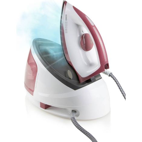DOMO DO7114S - Fer a repasser a centrale vapeur - 5 bar - Vapeur continue 120g/min - Reservoir deau 1,2L - Semelle ceramique (1/5)