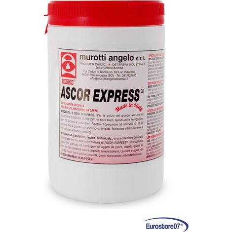 Detergente in polvere 900 gr Ascor Express pulizia macchine caffé  casa professi