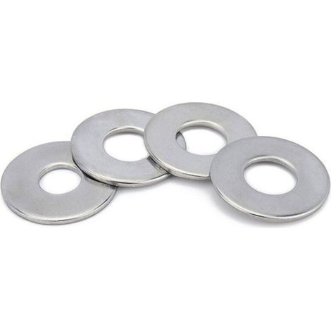 Rondelles M10 - Acier Inoxydable 304 - Diamètre Extérieur 30 mm - Épaisseur 2 mm - Usage Universel Pour Vis et Écrous - Lot de 20 (1/4)