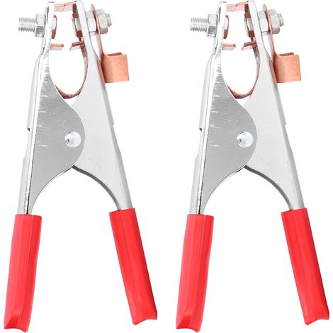 2Pinces de Masse de Soudage 300A, Fixation Robuste pour Maintien et Serrage, Kit d'Outillage (1/5)