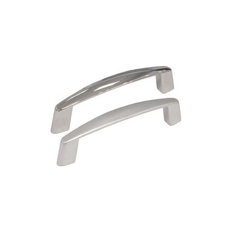 MANIGLIE PER MOBILI FISSE MOD.UN17-18 IN ZAMA- - interfori mm.96 cromo opaco - 5 pezzi METALSTYLE