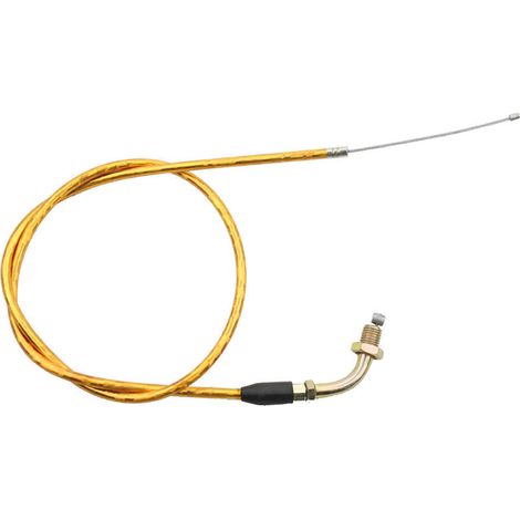 GOOFIT Laser-Gaszug-Winkelstück für Quad/Motorrad: Gesamtlänge 870 mm, Hub 100 mm. Universeller modifizierter Gaszug. (1/4)