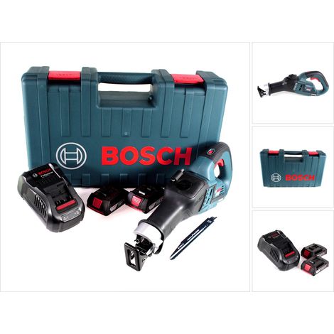 Bosch GSA 18V-32 Akku Reciprosäge 18V Säbelsäge Brushless im Handwerkerkoffer + 2x 2,0Ah Akku + Ladegerät