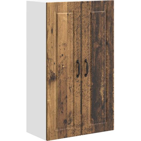 Maison Exclusive - Armadietto a muro PORTO Legno vecchio 60 x 31 x 100 cm