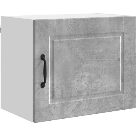 Maison Exclusive - Armadietto a muro PORTO Grigio cemento 50 x 31 x 40 cm